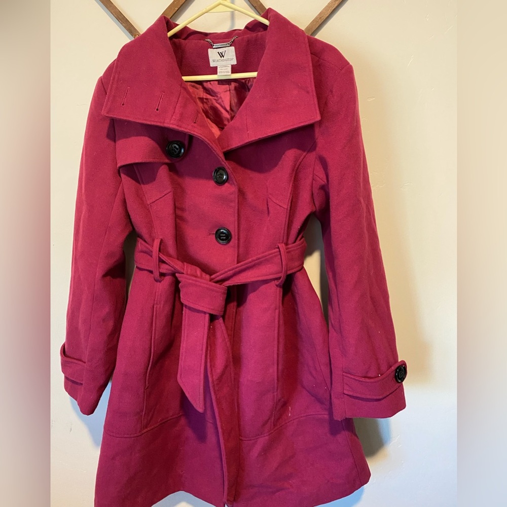Women’s Fuchsia Worthington Peacoat